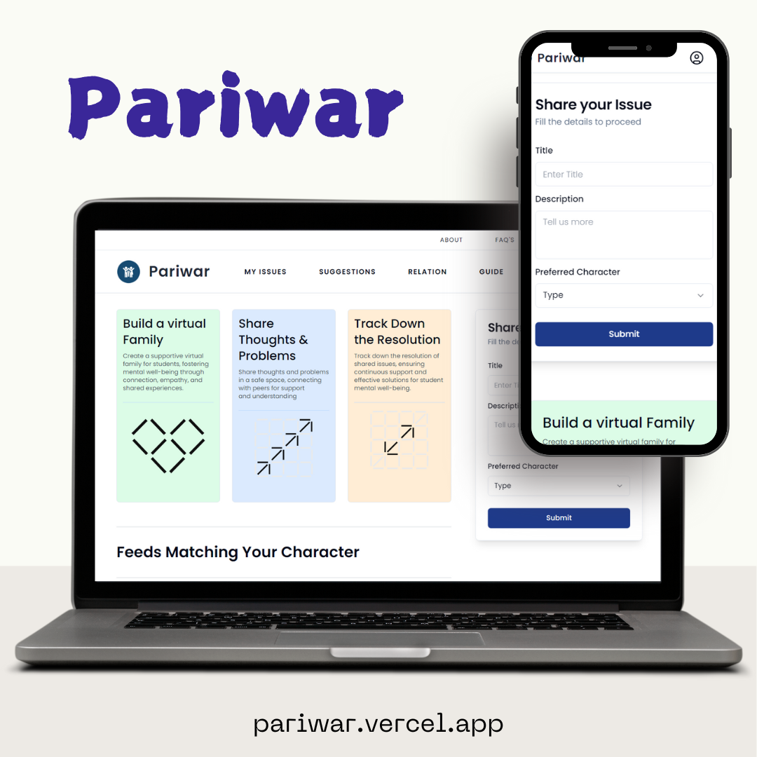 Hackathon Winning: Pariwar